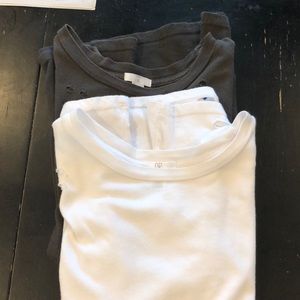 BP Nordstrom “moth eaten “ prewash t shirts